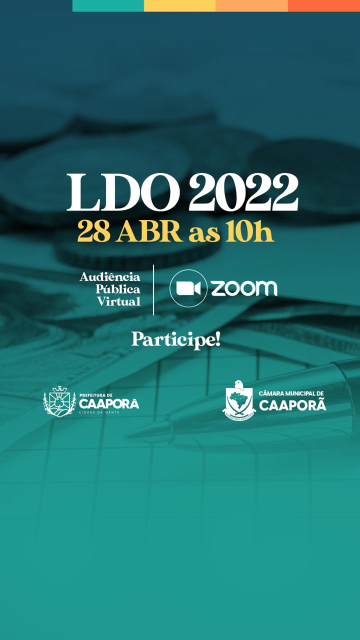 A CÂMARA E PREFEITURA REALIZOU AUDIENCIA PARA LDO 2021